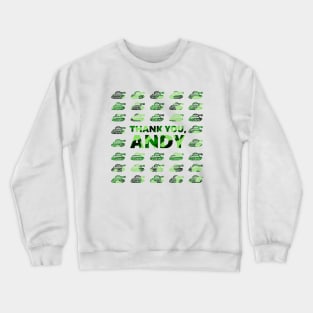 The Office Thank You, Andy. Tanks. Prison Mike Camo Crewneck Sweatshirt